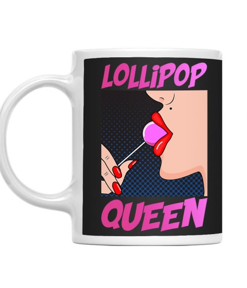 Lollipop Queen Pop Art Bögre - Pop Art