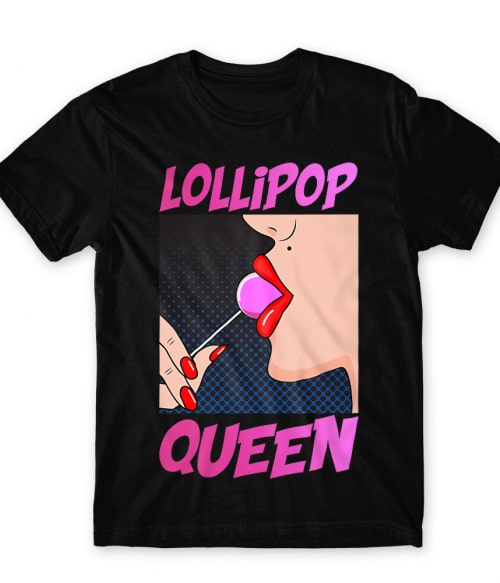 Lollipop Queen Pop Art Férfi Póló - Pop Art