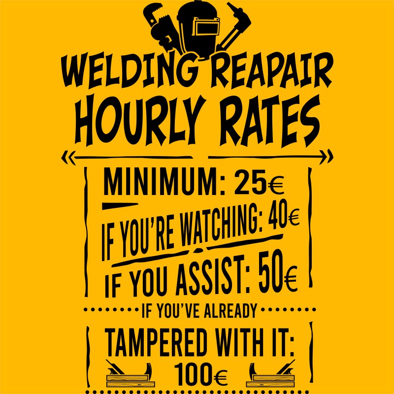 Welding hourly rates