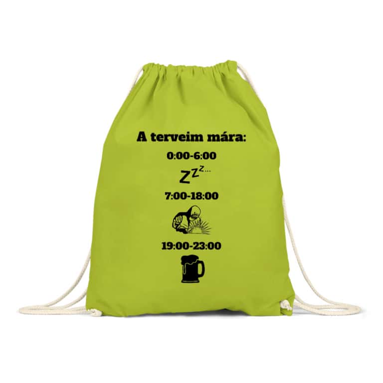 Terveim mára - Hegesztő - Tornazsák