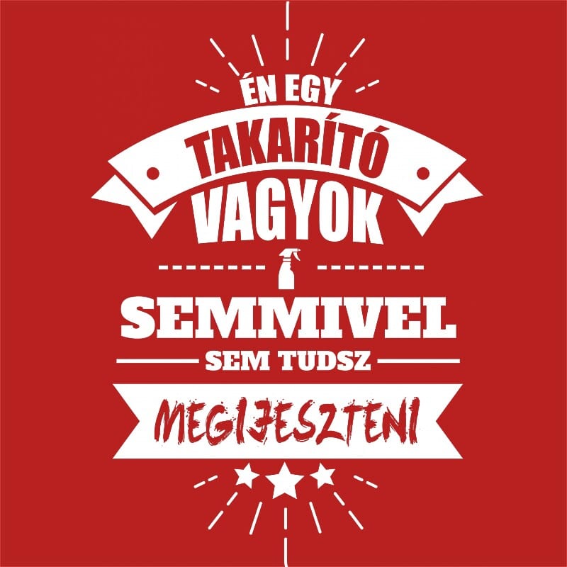 Takarító vagyok, semmivel sem tudsz megijeszteni