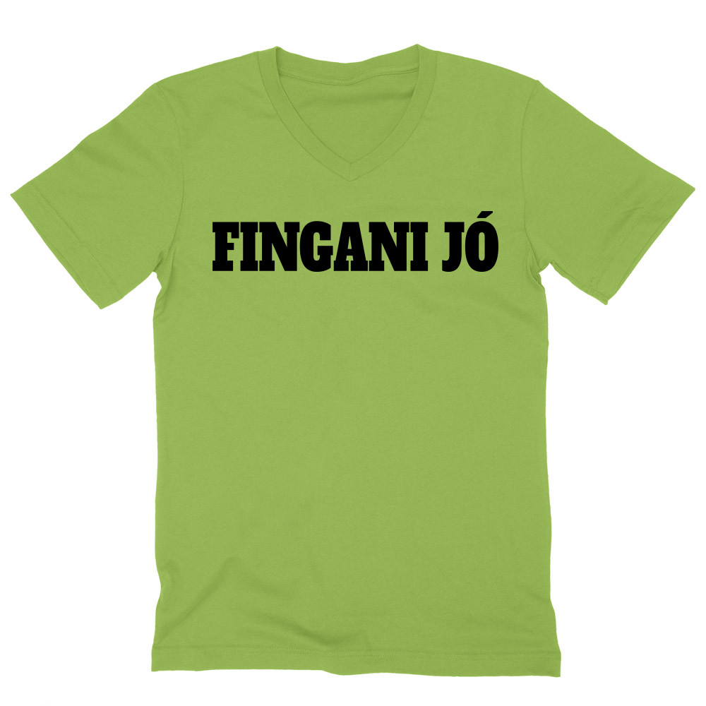 Fingani jó Férfi V-nyakú Póló