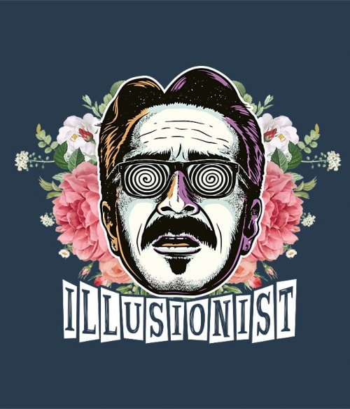 Illusionist Flowers Bűvész Pólók, Pulóverek, Bögrék - Hobbi-Érdeklődés