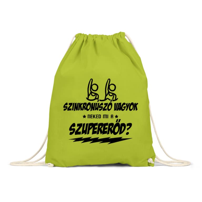 Szinkronúszó vagyok, neked mi a szupererőd? - Tornazsák
