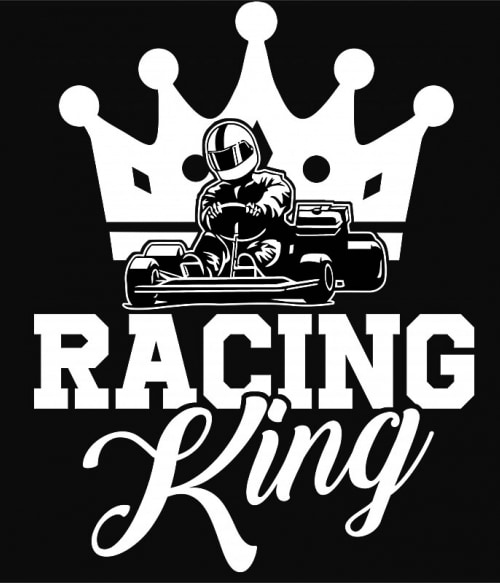 Racing King Gokart Pólók, Pulóverek, Bögrék - Hobbi-Érdeklődés