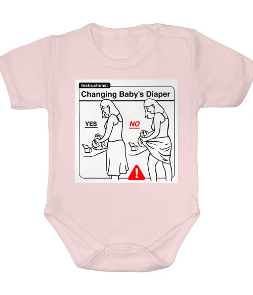 Baby Instructions – Pelenkacsere Póló - Ha Baby rajongó ezeket a pólókat tuti imádni fogod!