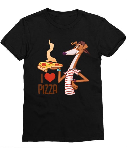 I Love Pizza - Berger Szimat Irodalom Férfi Testhezálló Póló - Irodalom
