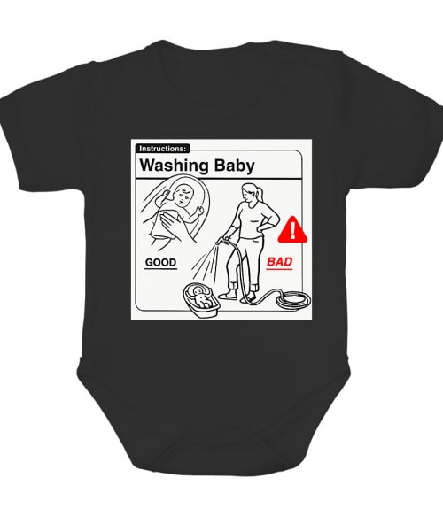 Baby Instructions – Fürdetés Póló - Ha Baby rajongó ezeket a pólókat tuti imádni fogod!