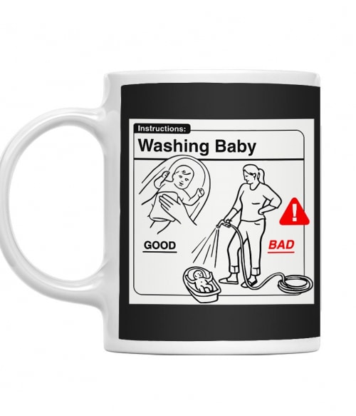 Baby Instructions – Fürdetés Póló - Ha Baby rajongó ezeket a pólókat tuti imádni fogod!