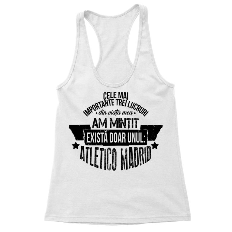 Cele mai importante trei lucruri - Atlético de Madrid - Tricou pentru femei