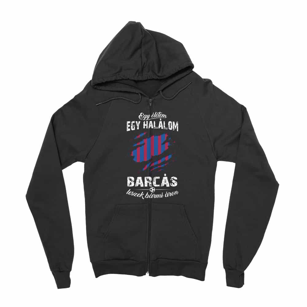Egy életem egy halálom - FC Barcelona Zipzáros Pulóver