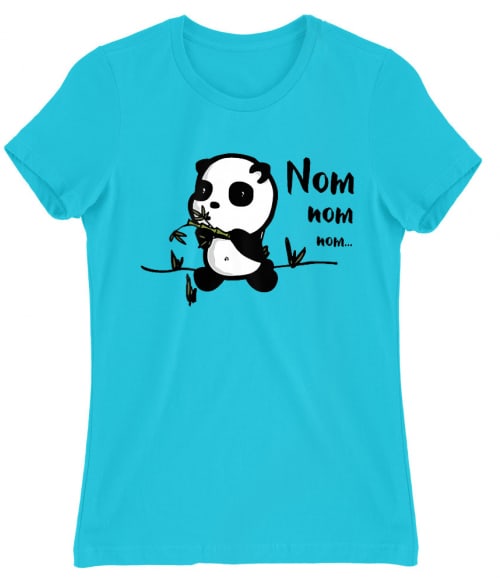 Nom-nom Panda Állatos Női Póló - Állatos