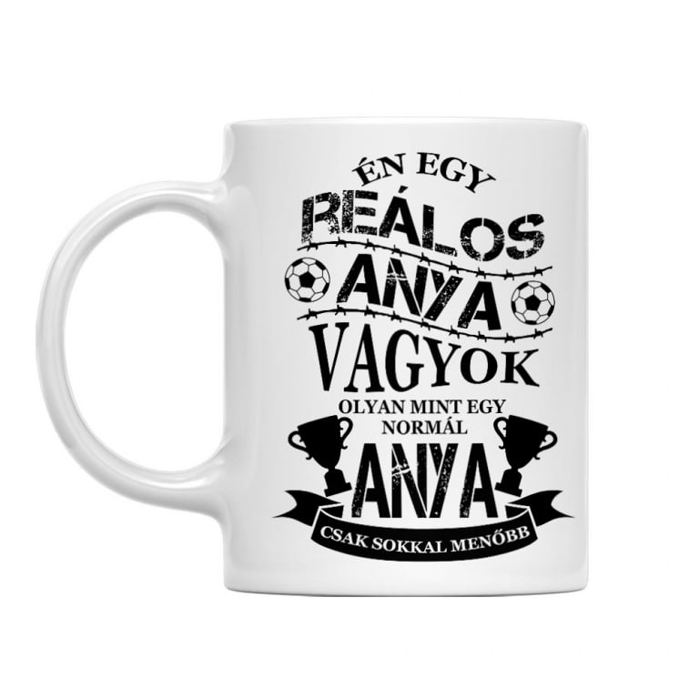 Focista Anya - Real Madrid - Bögre