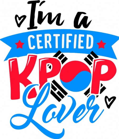 K-pop lover K-Pop Pólók, Pulóverek, Bögrék - Zene
