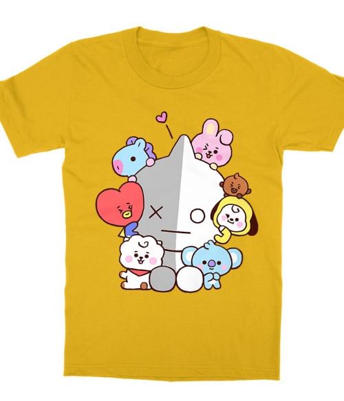 BT21 Hobbi-Érdeklődés Gyerek Póló - K-Pop