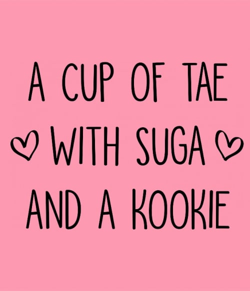 A cup of Tae BTS Pólók, Pulóverek, Bögrék - K-Pop