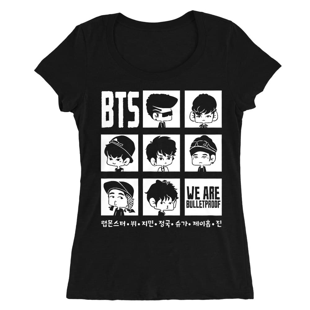 BTS band Női O-nyakú Póló