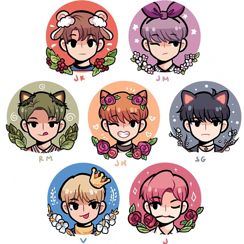 BTS chibi