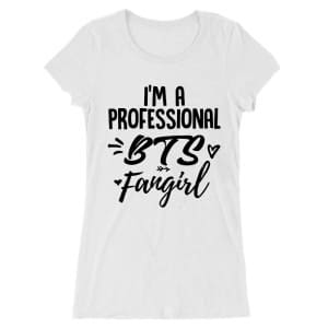 BTS fangirl - Női Hosszított Póló