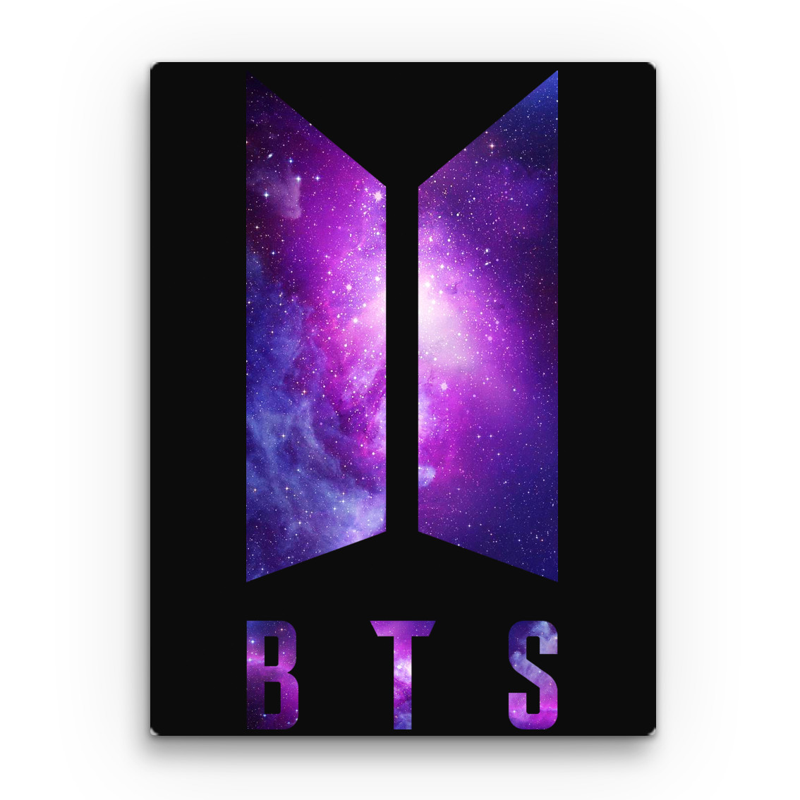BTS simple galaxy logo Vászonkép