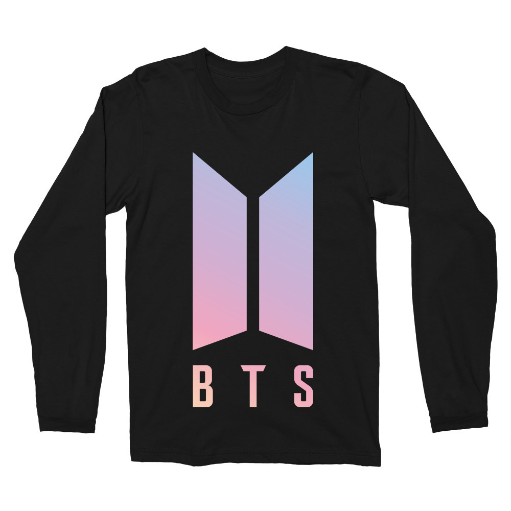 BTS simple logo Férfi Hosszúujjú Póló