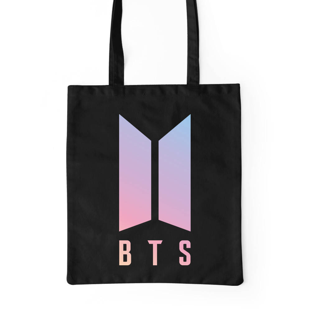 BTS simple logo Prémium Vászontáska