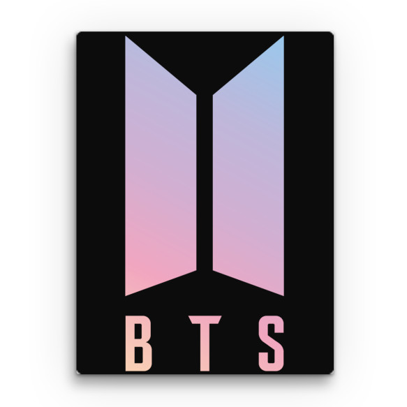 BTS simple logo K-Pop Vászonkép - K-Pop