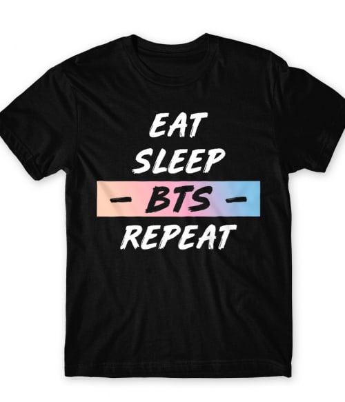 Eat Sleep BTS BTS Póló - K-Pop