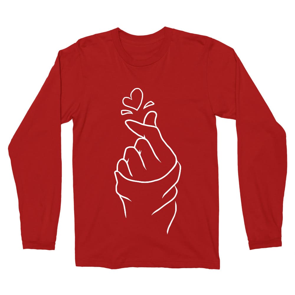 Finger Heart Férfi Hosszúujjú Póló