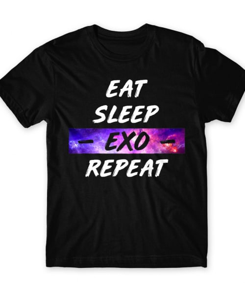 Eat Sleep Exo Exo Férfi Póló - K-Pop
