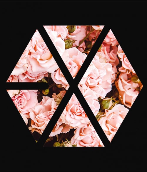 Exo rose logo Exo Pólók, Pulóverek, Bögrék - K-Pop
