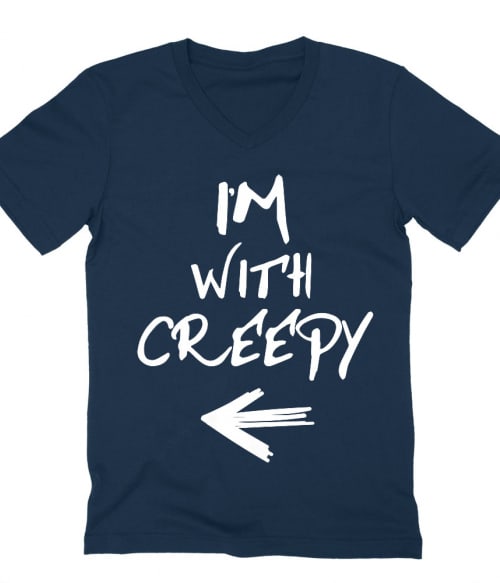 I'm With Creepy Póló - Ha Halloween rajongó ezeket a pólókat tuti imádni fogod!