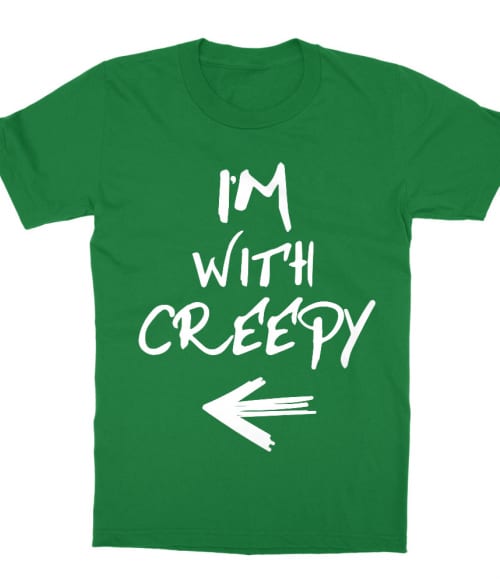 I'm With Creepy Póló - Ha Halloween rajongó ezeket a pólókat tuti imádni fogod!