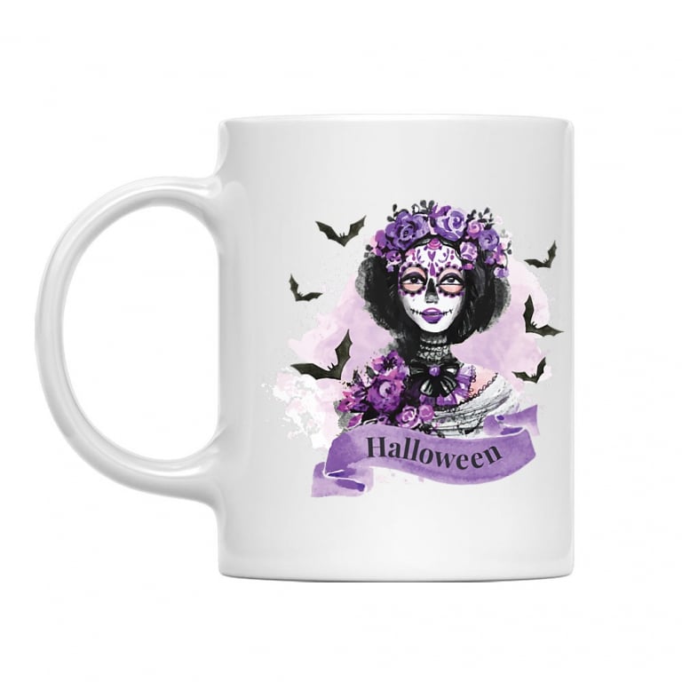 Halloween Woman Skull