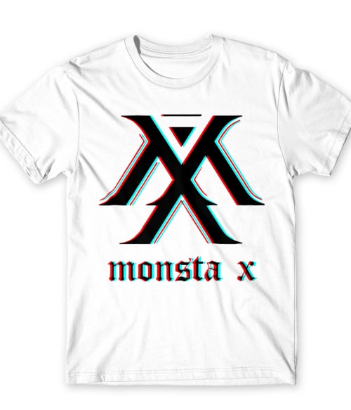 Monsta X logo 3d Monsta X Férfi Póló - Monsta X
