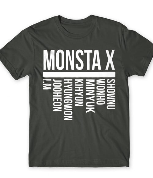 Monsta X names Monsta X Férfi Póló - Monsta X
