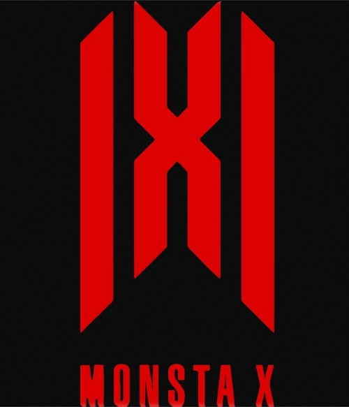 Monsta X red logo Monsta X Monsta X Monsta X Pólók, Pulóverek, Bögrék - Monsta X