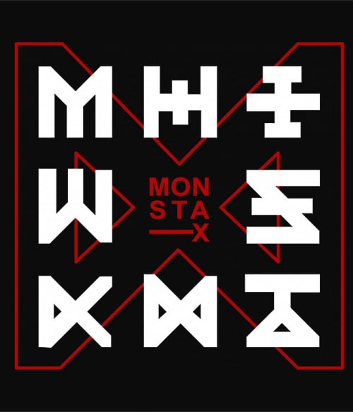 Monsta X symbol 2 Monsta X Monsta X Monsta X Pólók, Pulóverek, Bögrék - Monsta X