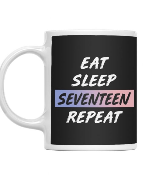 Eat Sleep Seventeen Seventeen Bögre - Seventeen