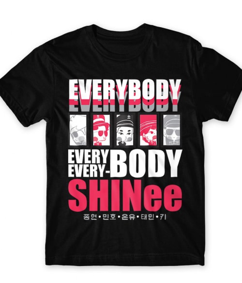 Shinee - Everybody Shinee Férfi Póló - Shinee