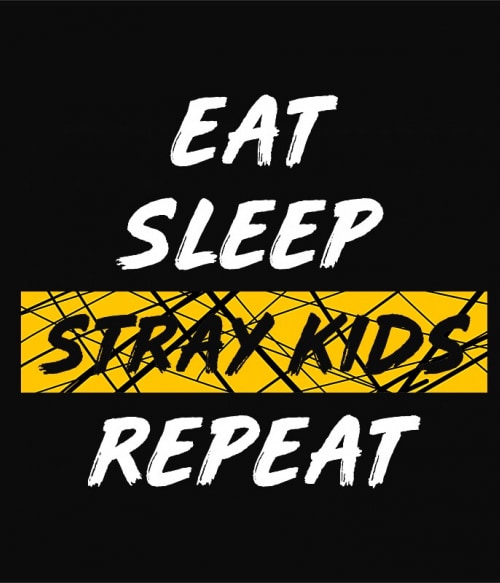 Eat Sleep Stary Kids Stray Kids Stray Kids Stray Kids Pólók, Pulóverek, Bögrék - Stray Kids