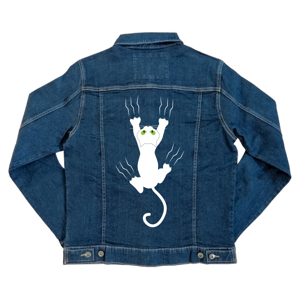 Macskakarmok Unisex Farmerkabát