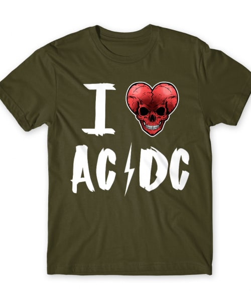 I Love Rock - ACDC ACDC Póló - Rocker