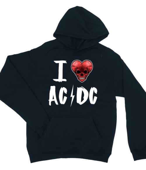 I Love Rock - ACDC ACDC Pulóver - Rocker