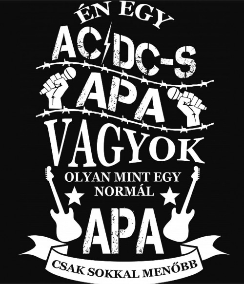 Rocker Apa - ACDC Rocker Rocker Rocker Pólók, Pulóverek, Bögrék - Rocker