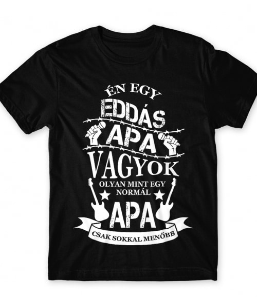 Rocker Apa - Edda Edda Férfi Póló - Rocker