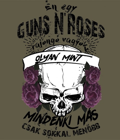 Menő rajongó - Guns N' Roses Guns N' Roses Pólók, Pulóverek, Bögrék - Rocker