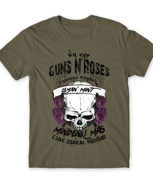 Menő rajongó - Guns N' Roses Guns N' Roses Férfi Póló - Rocker