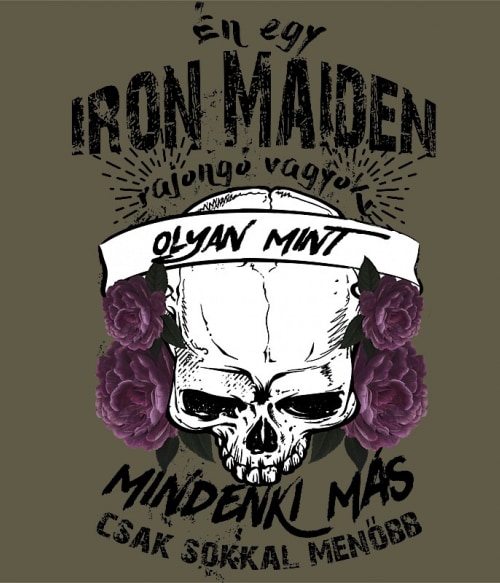 Menő rajongó - Iron Maiden Iron Maiden Iron Maiden Iron Maiden Pólók, Pulóverek, Bögrék - Rocker