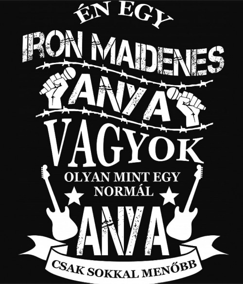 Rocker Anya - Iron Maiden Iron Maiden Pólók, Pulóverek, Bögrék - Rocker